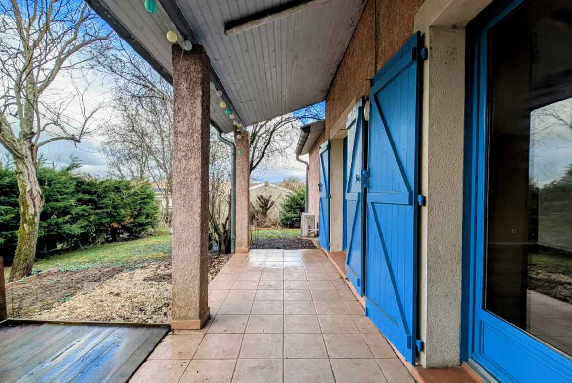 Maison 4 pièces avec garage et jardin à Daux 