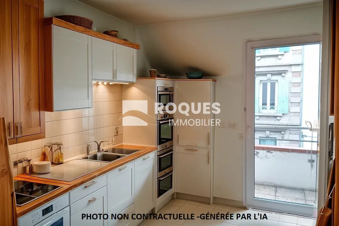 À vendre : Appartement T3 lumineux à Millau avec terrasses 