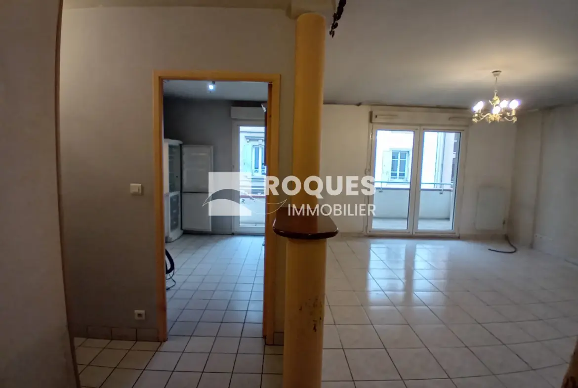 À vendre : Appartement T3 lumineux à Millau avec terrasses 