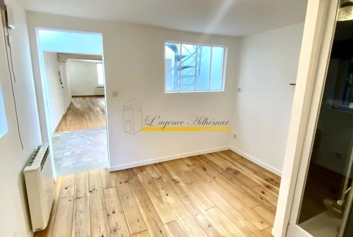 Maison atypique à vendre à Montélimar - Duplex charmant avec jardin 