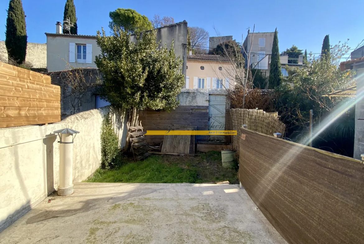 Maison atypique à vendre à Montélimar - Duplex charmant avec jardin 