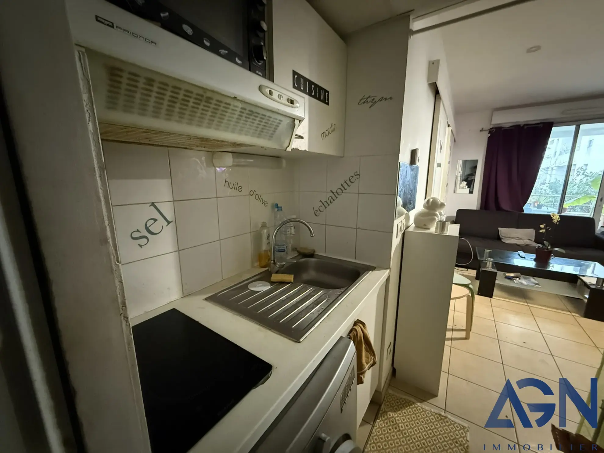 À vendre : appartement 2 pièces de 30,30 m² avec terrasse et garage à Montpellier 