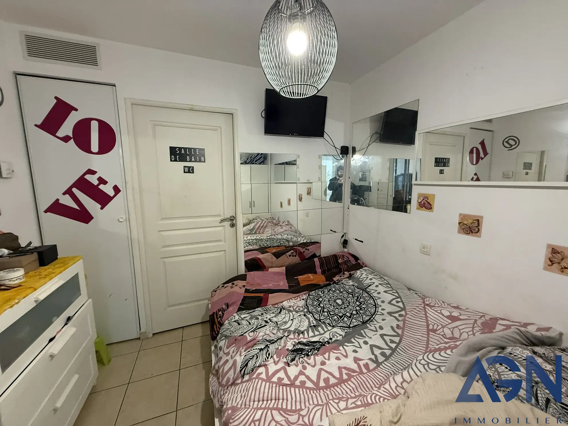 À vendre : appartement 2 pièces de 30,30 m² avec terrasse et garage à Montpellier 