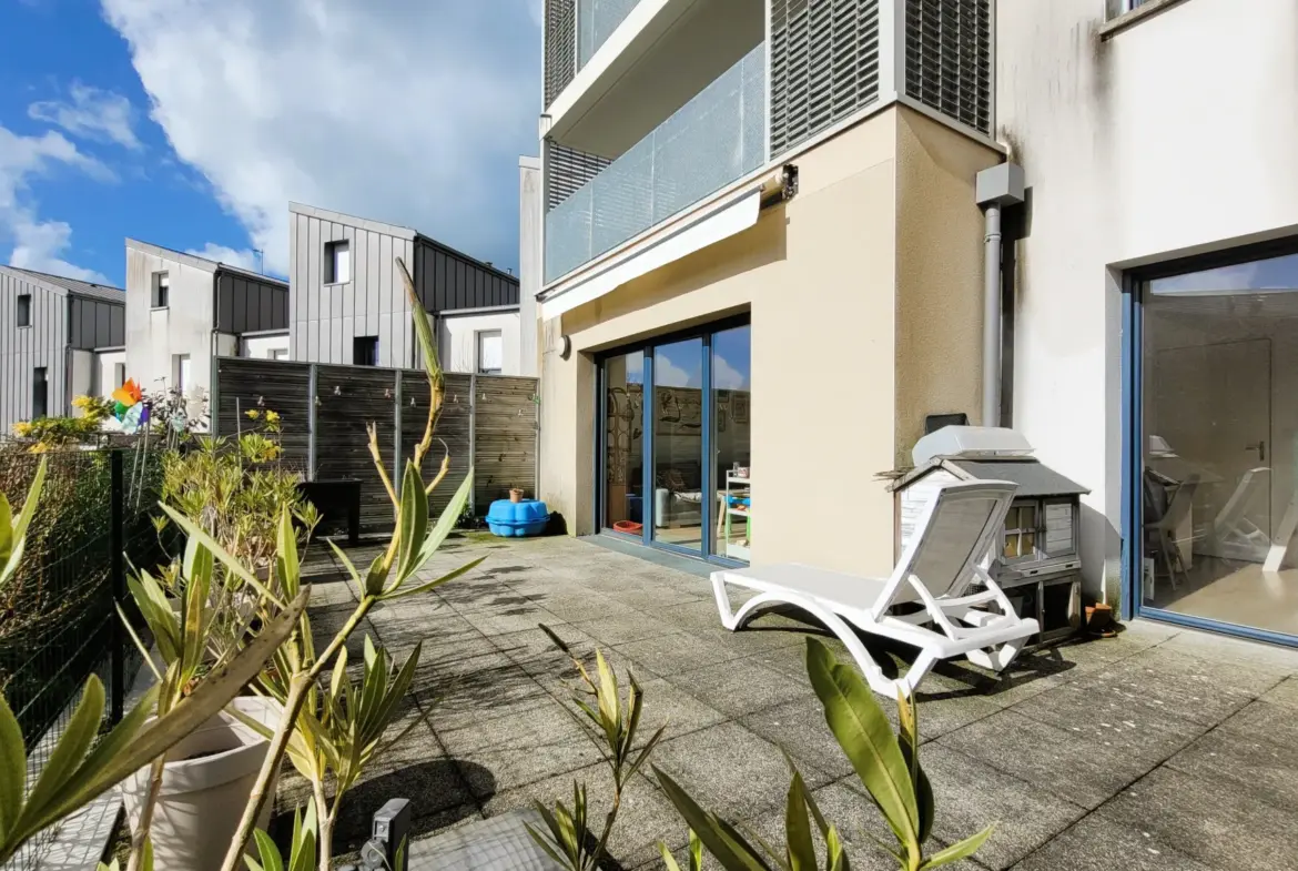 Appartement T4 de 76 m² avec terrasse de 30 m² à Châteaugiron 