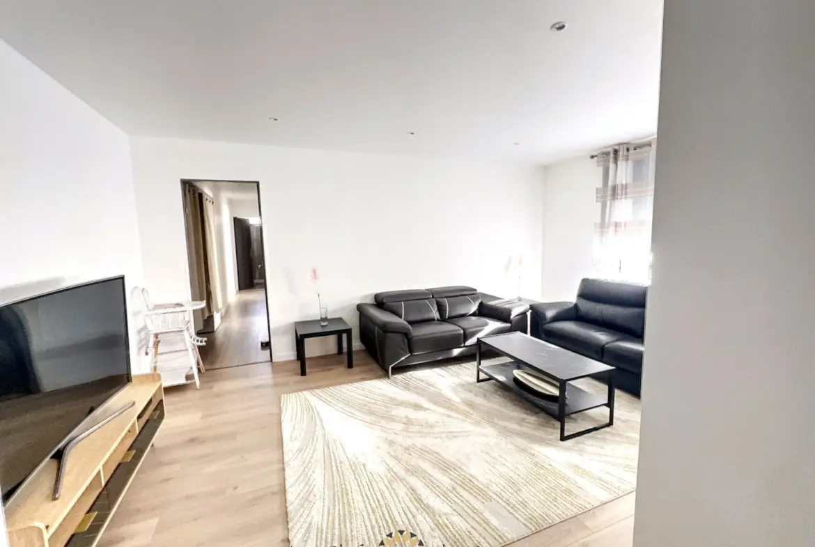 Appartement rénové 3 chambres 73m2 avec jardin à Reims 