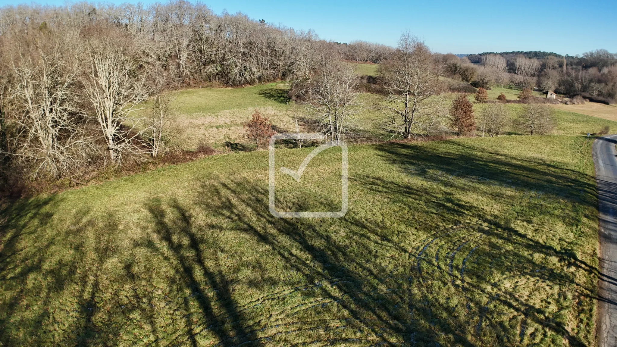 A vendre : terrain à bâtir de 3225 m² à Nabirat, 1500 m² constructibles 