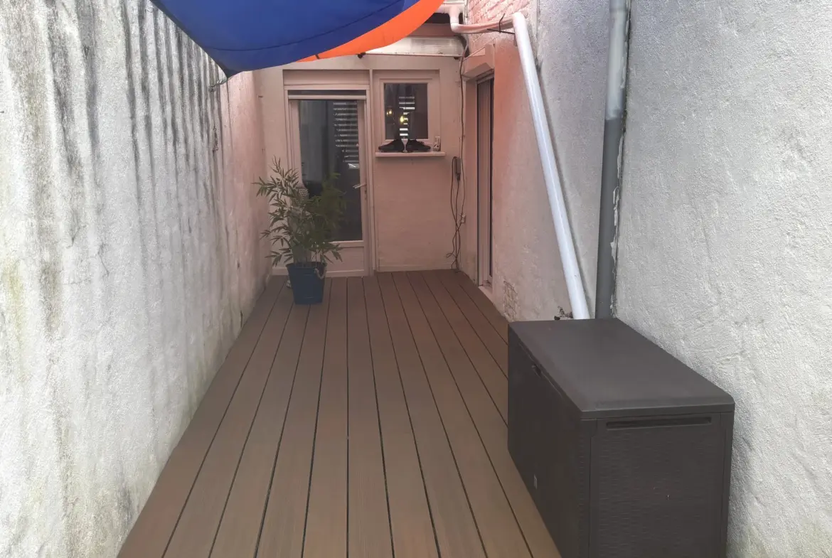 Maison familiale 148 m2 avec jardin à Roubaix, 6 chambres 