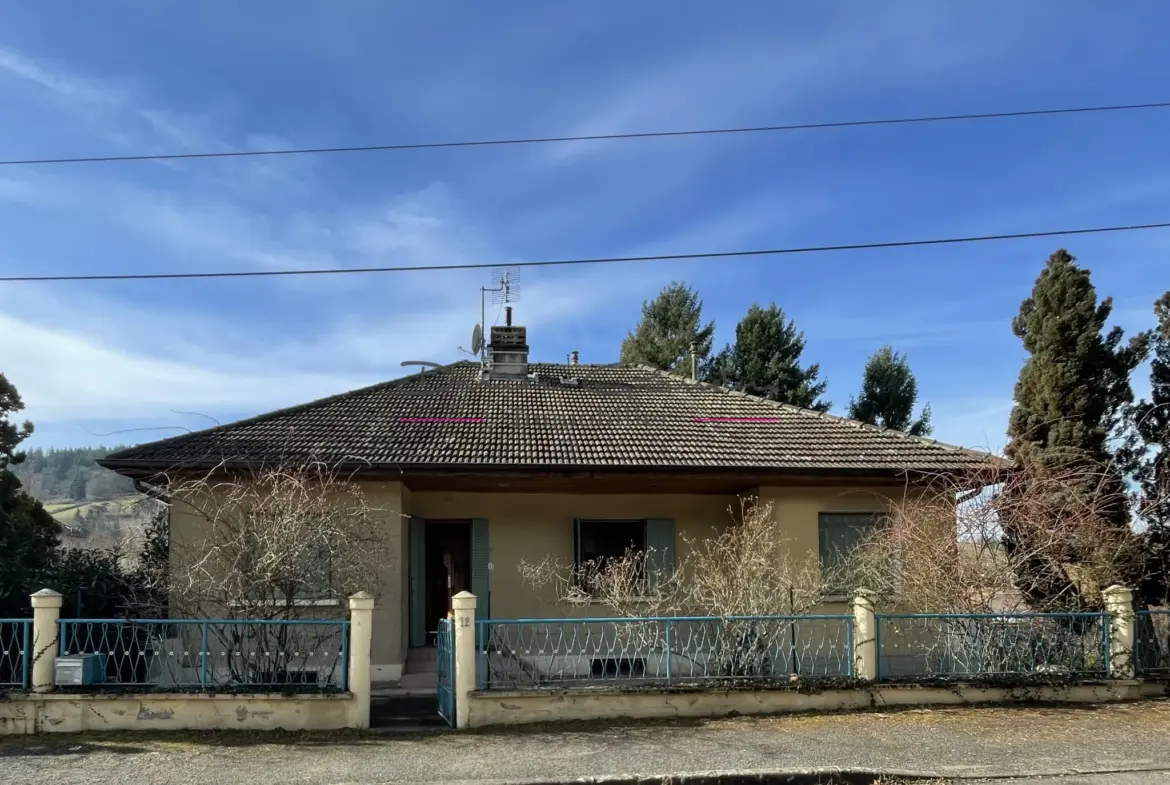 Maison à rénover en centre d'Amplepuis - Grand terrain, proche gare ! 