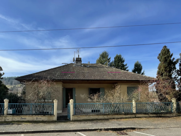 Maison à rénover en centre d'Amplepuis - Grand terrain, proche gare !