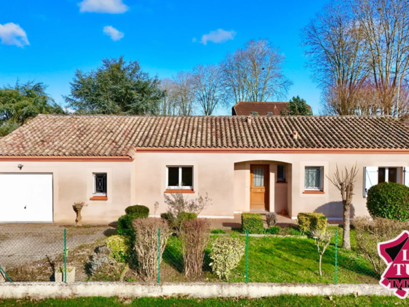 Maison de plain-pied avec 3 chambres à Saint Sylvestre sur Lot