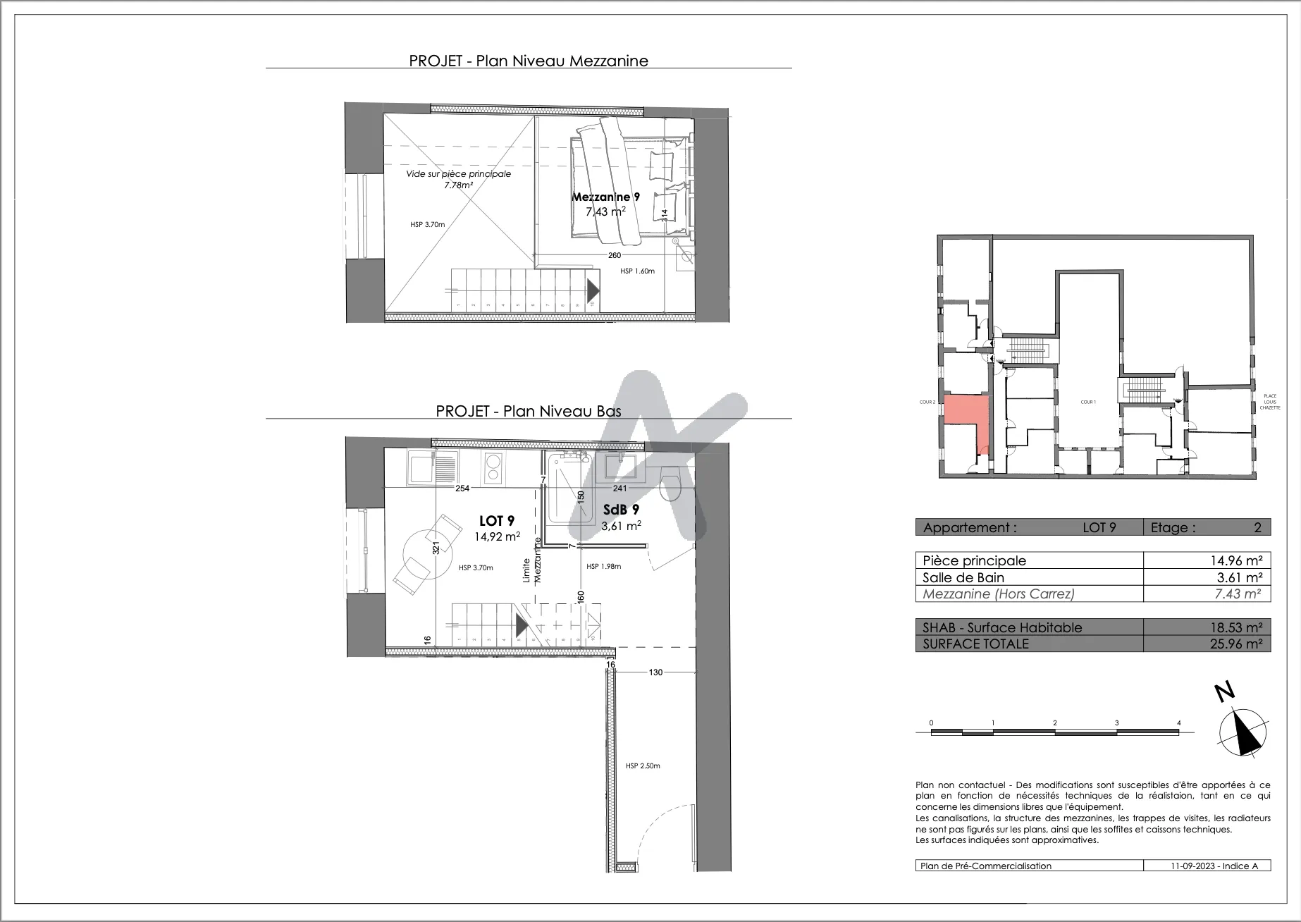 Appartement Destination Commerciale - Sous Destination Hôtellerie à Lyon 