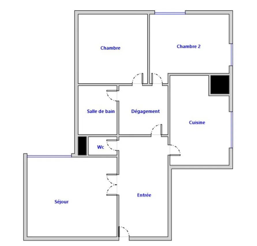 À Montmagny, appartement avec 2 chambres à vendre 