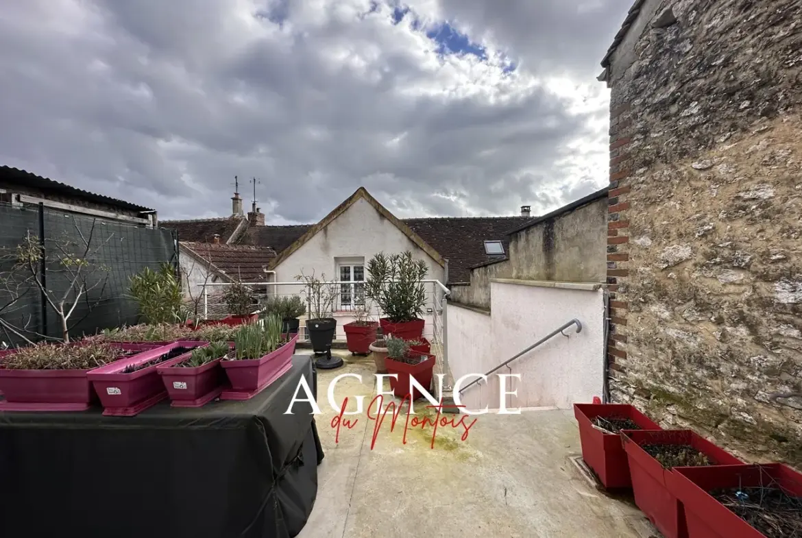 Maison à vendre à Donnemarie Dontilly - 2 chambres, cour fermée 