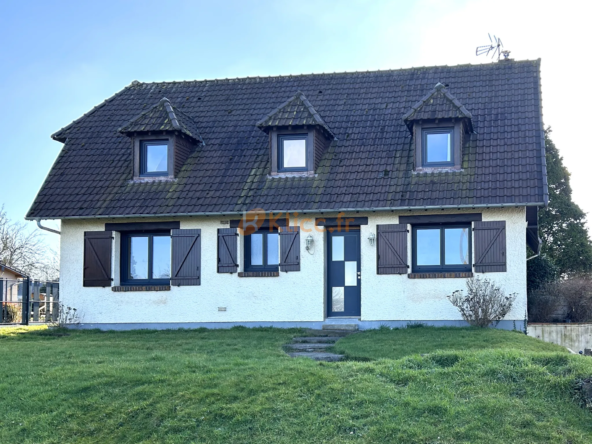 Maison familiale à Offranville avec 4 chambres et sous-sol complet