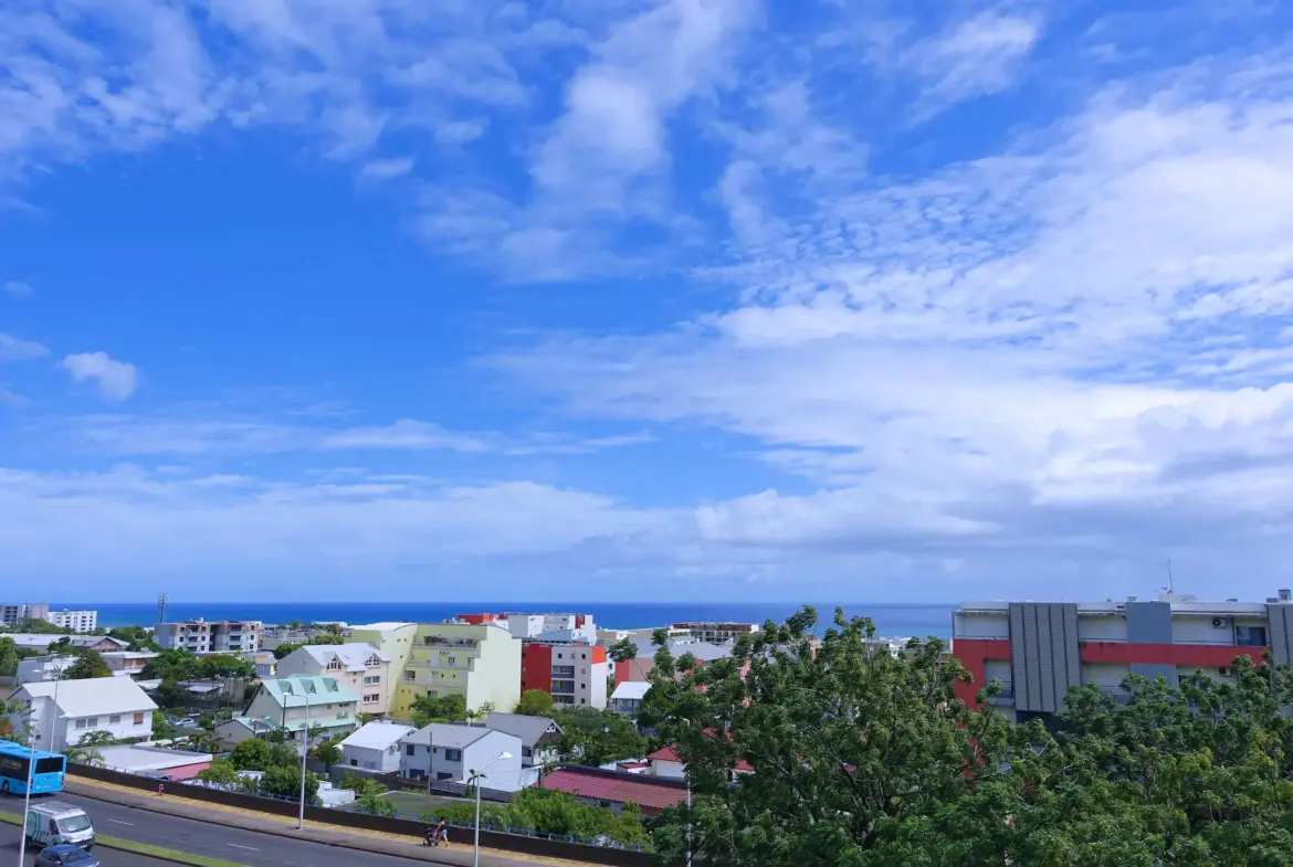 À vendre : T3 avec vue mer à Sainte Clotilde 