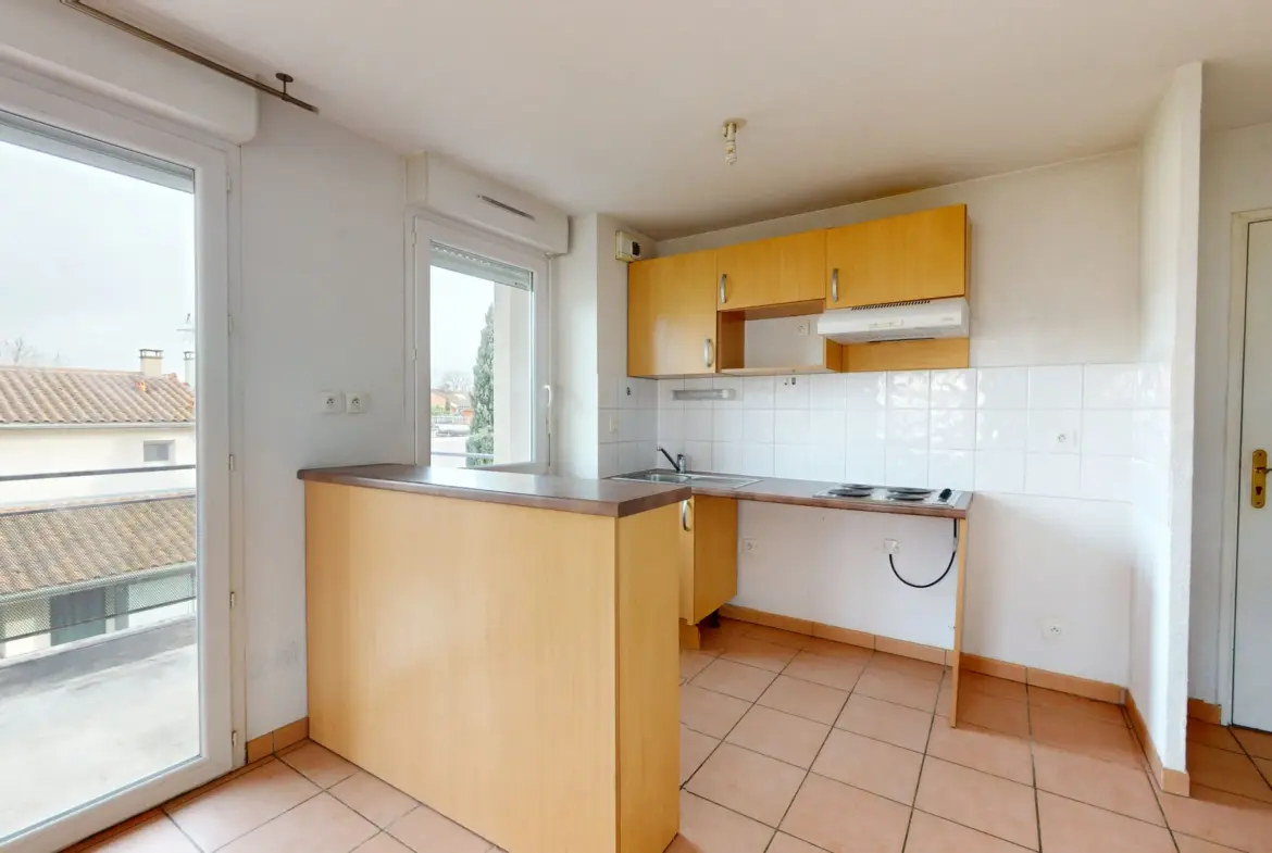 Appartement T3 lumineux avec terrasse et double parking à Toulouse 