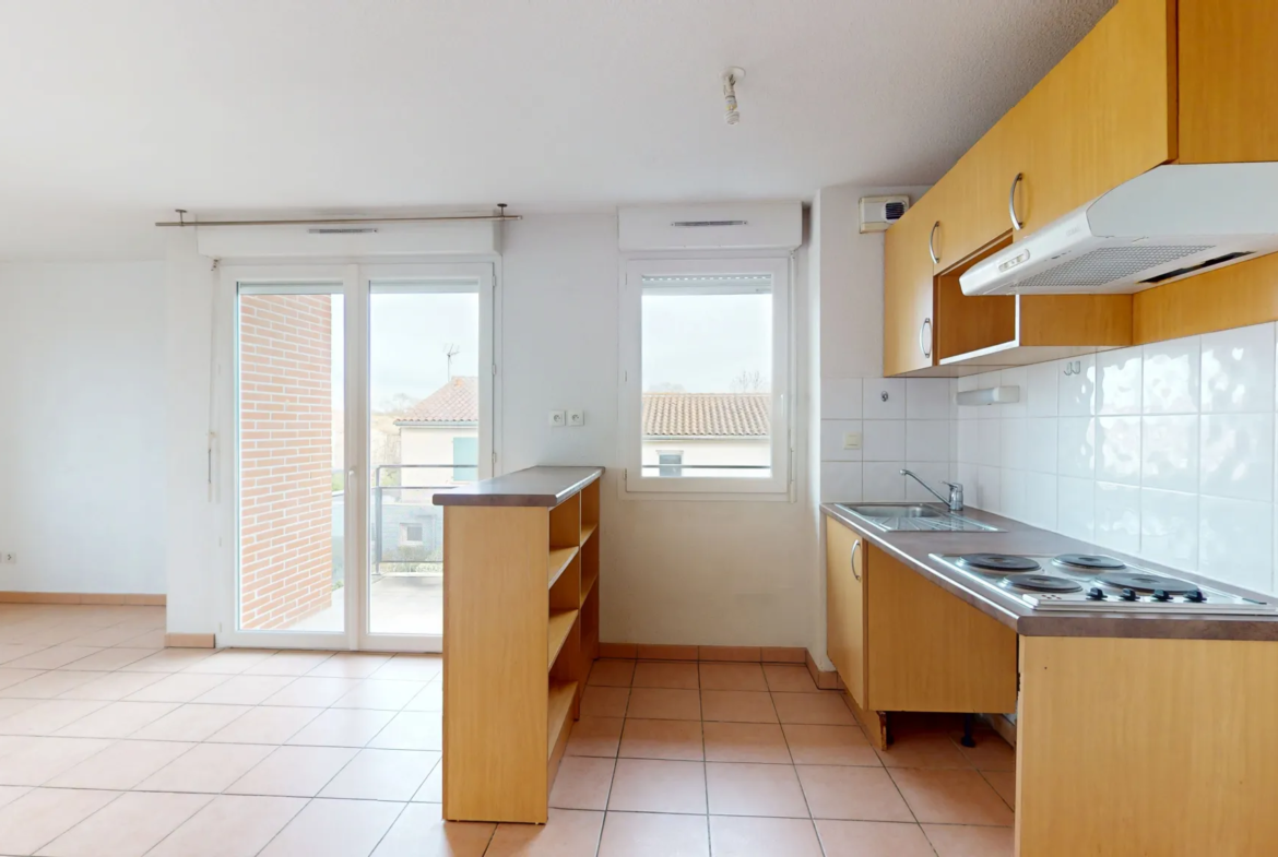 Appartement T3 lumineux avec terrasse et double parking à Toulouse 