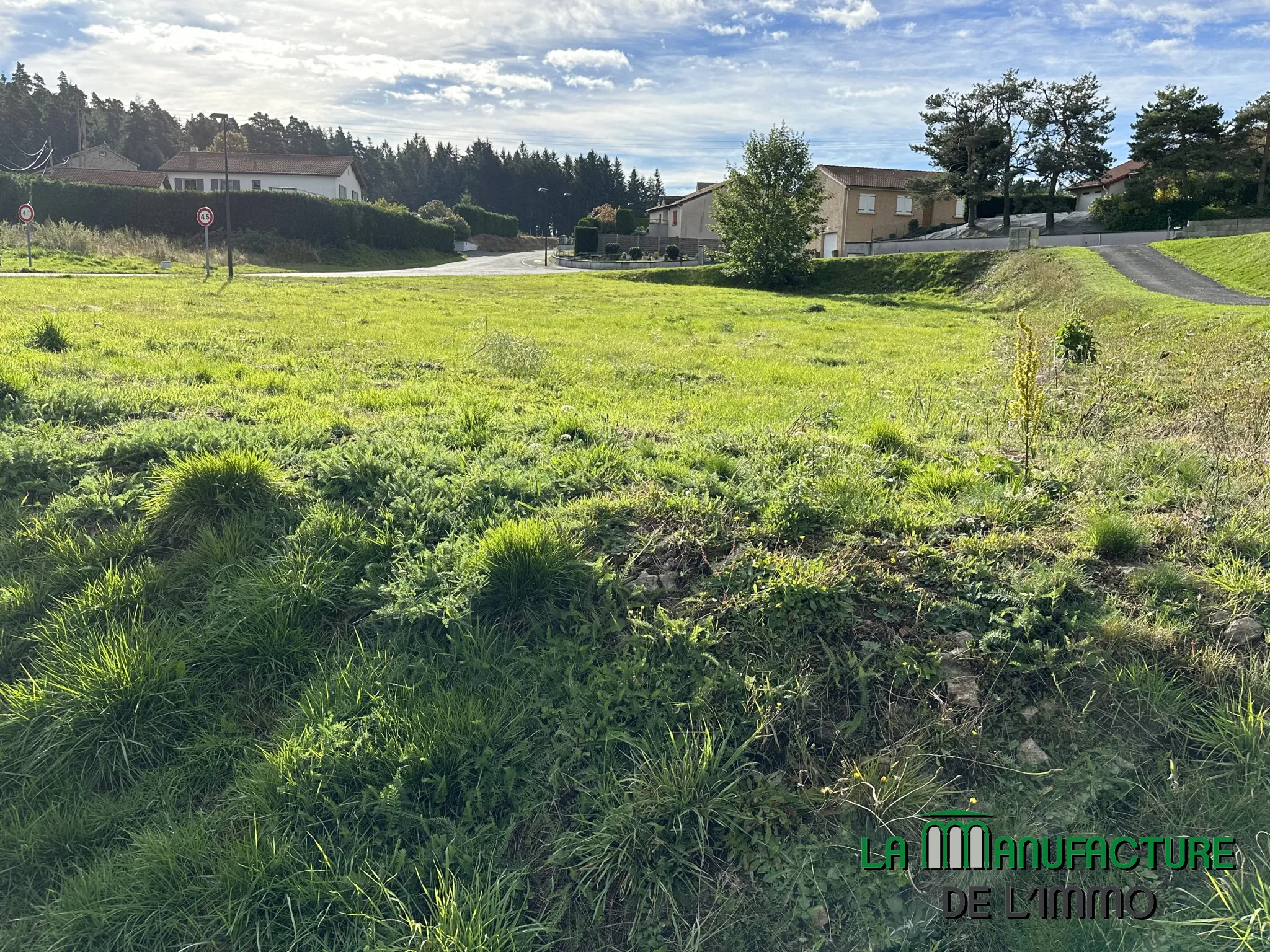 Terrain constructible de 1574 m² à Montfaucon-en-Velay 