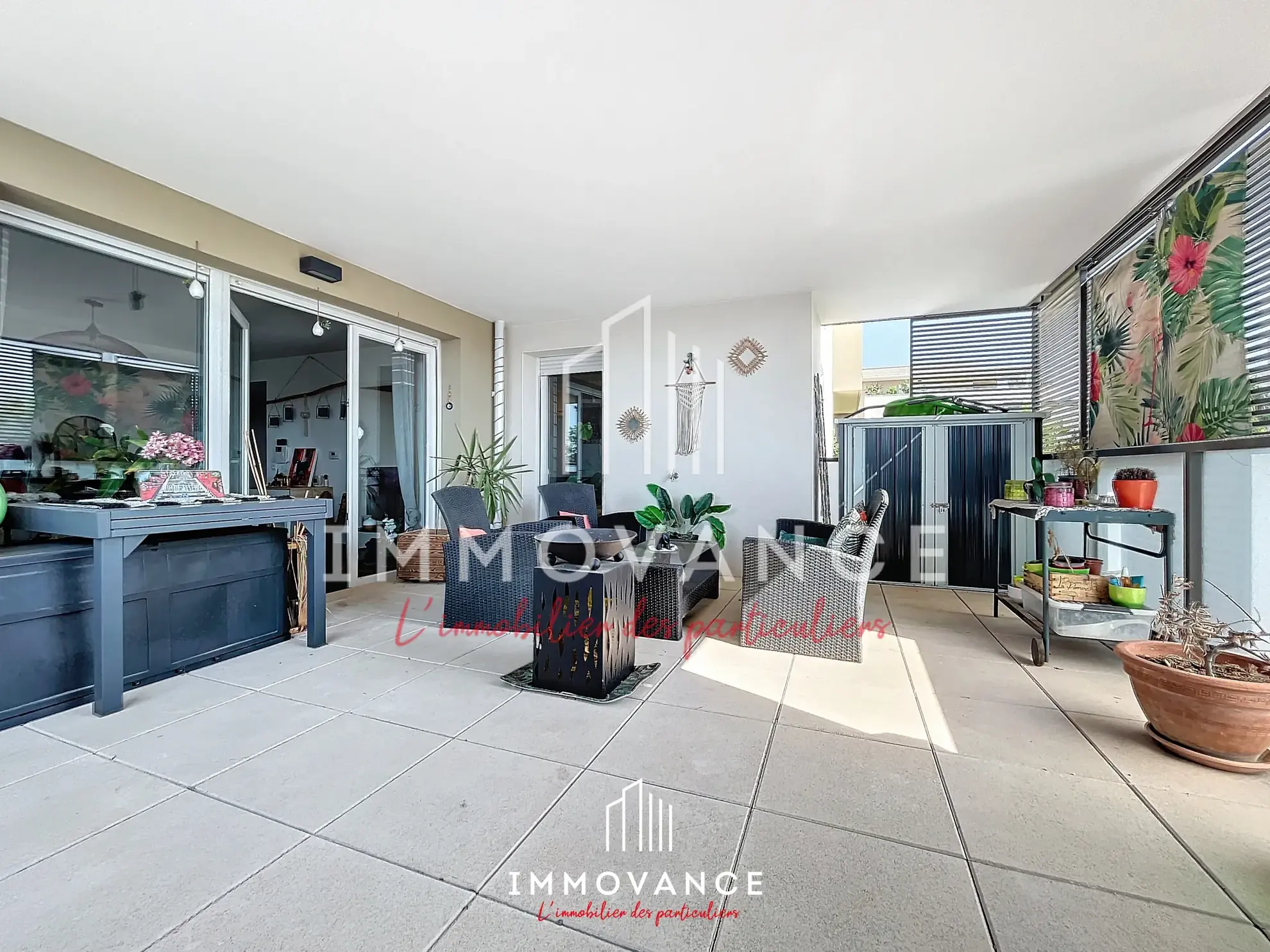 À vendre : Appartement 2 pièces avec grande terrasse à Pignan 