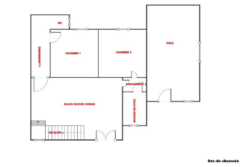 Maison à rénover à Sauternes - 57 m² avec potentiel d'agrandissement 