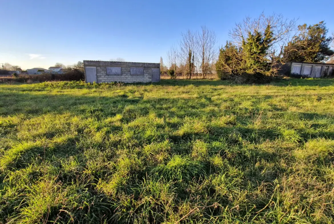 Terrain constructible à vendre secteur Cozes 