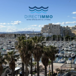 À vendre : Appartement F2 cabine avec loggia et vue sur le port à Carnon-Plage