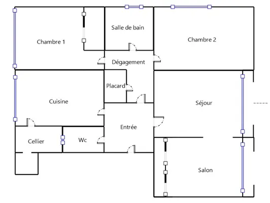 Vente appartement rénové 3/4 pièces à Saint Michel sur Orge 