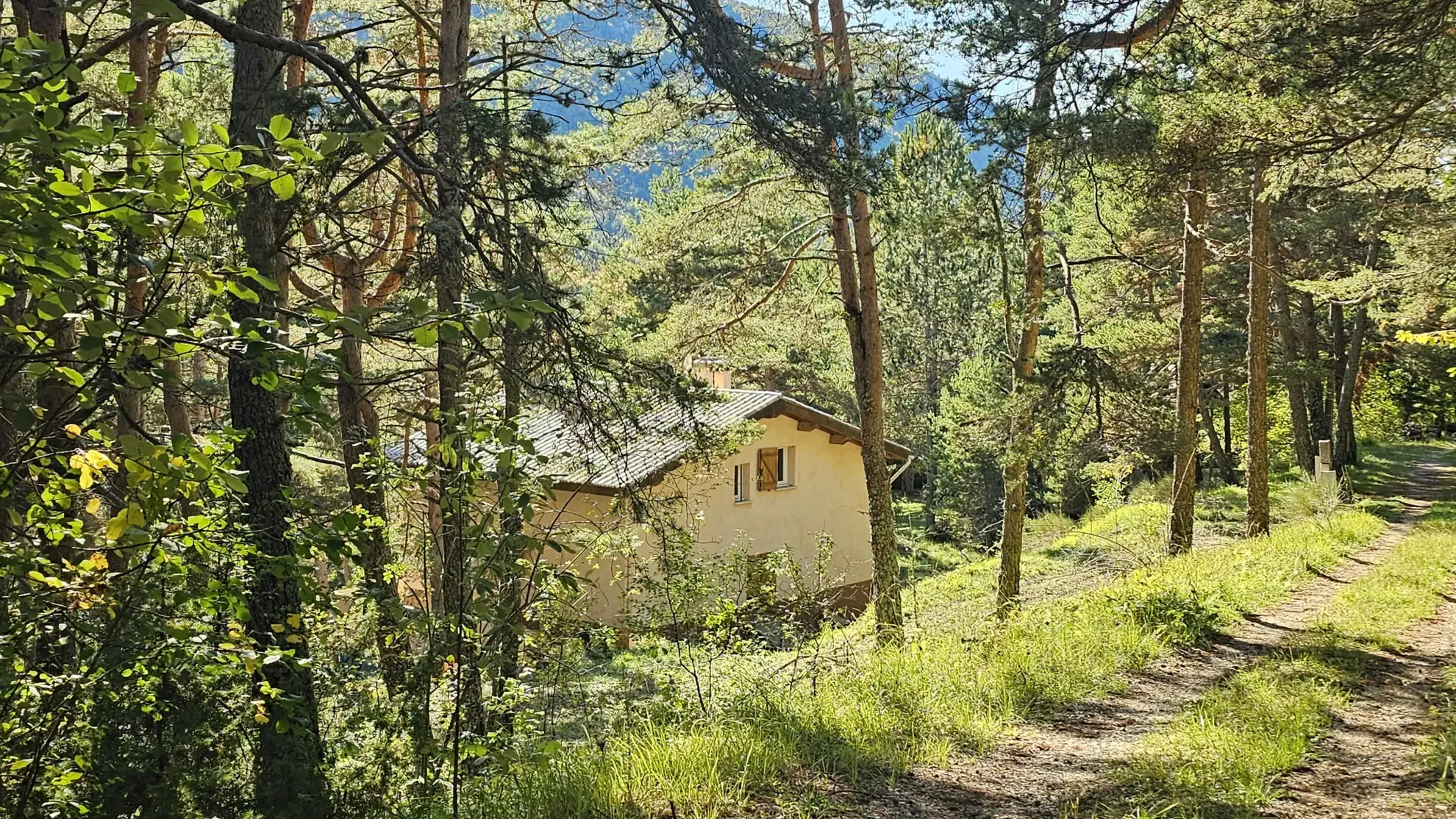 Maison de montagne exposée sud à Caille avec grand terrain 