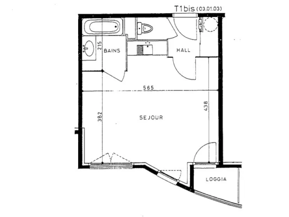 T1 bis avec loggia à vendre à Villeurbanne