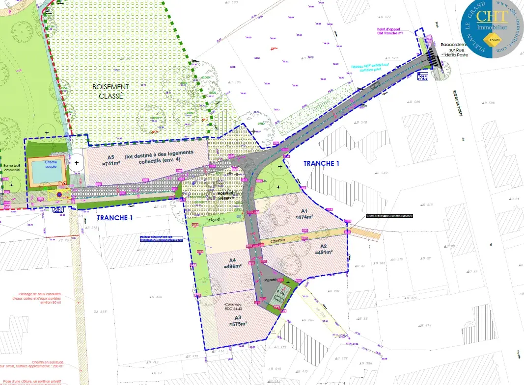 Terrain à bâtir de 575 m² à Ruffiac 