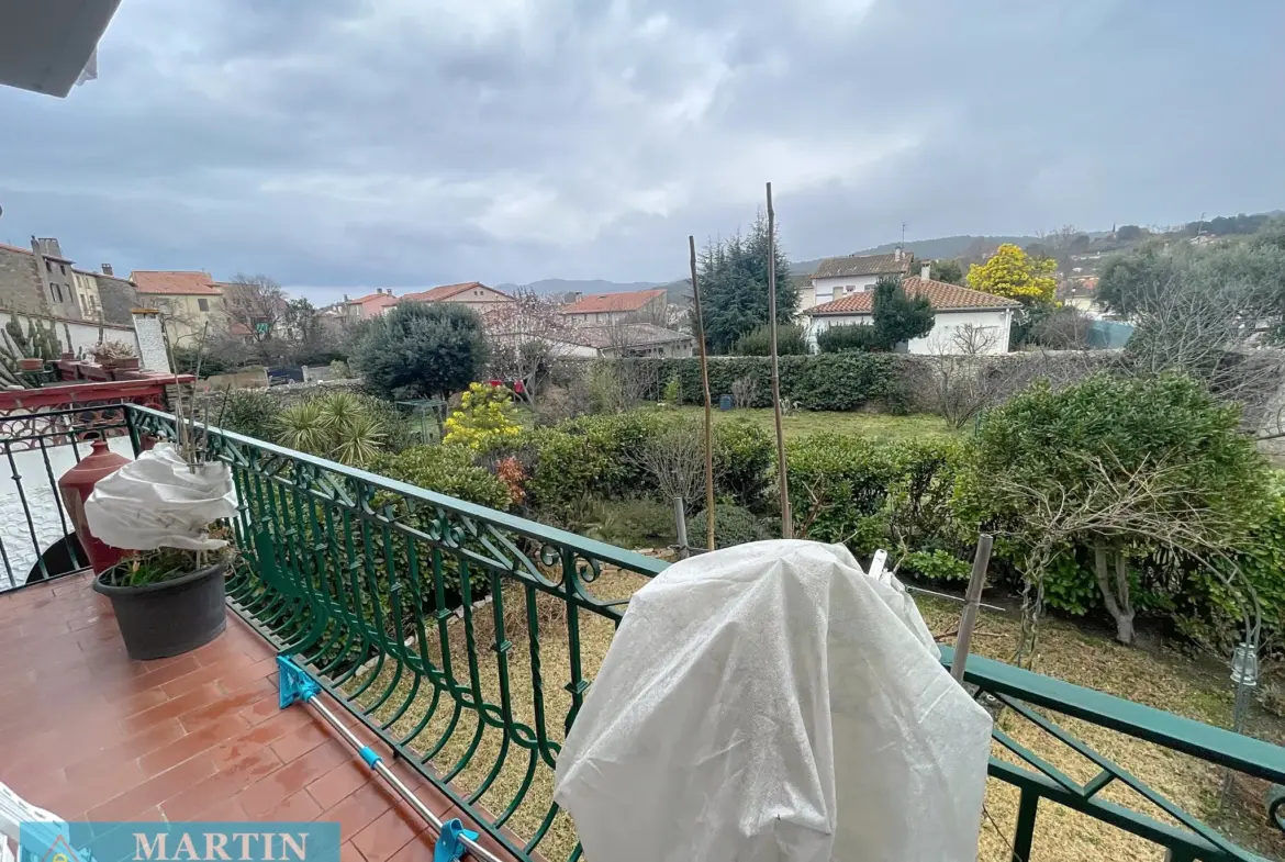 Appartement F3 lumineux avec balcon, jardin et parking à Maureillas-Las-Illas 