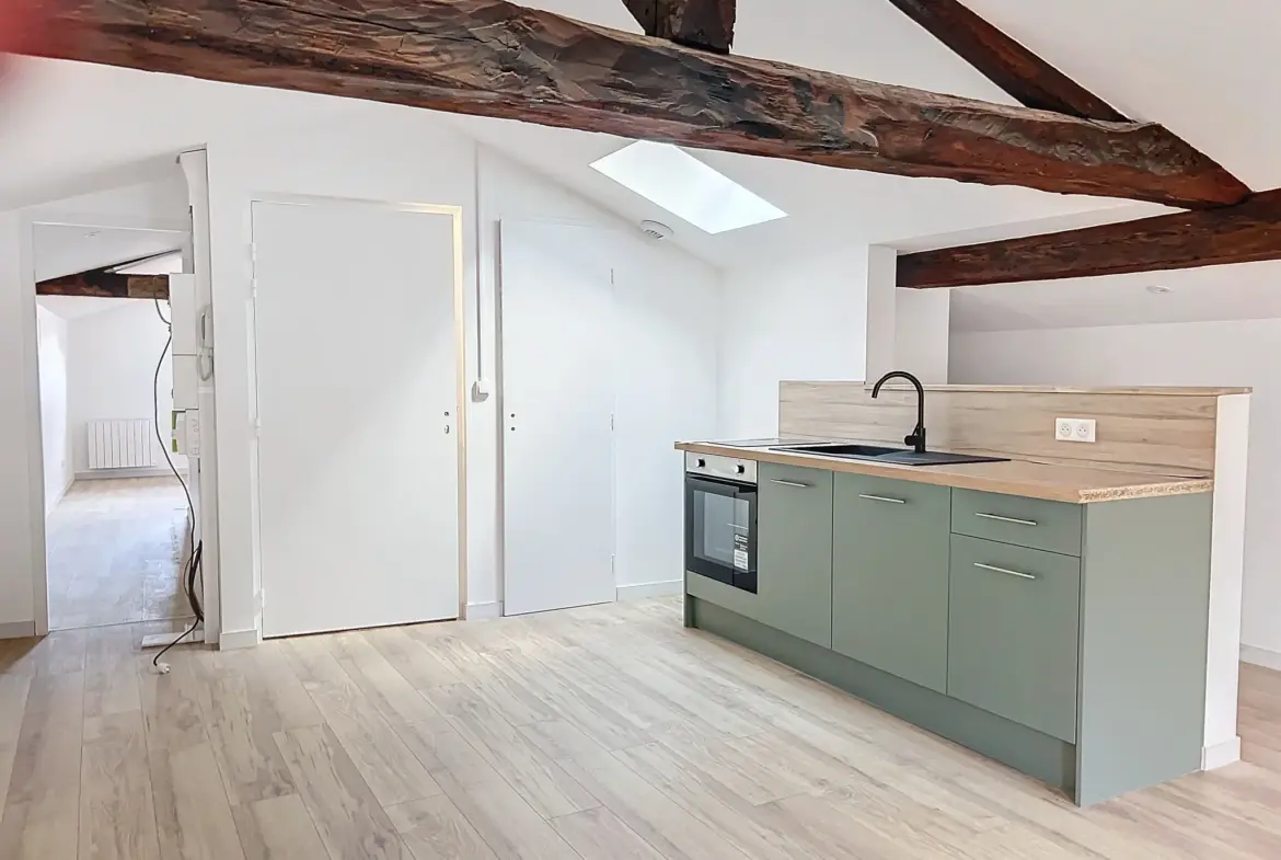 À vendre : Appartement T2 rénové en hyper centre de Villefranche sur Saône 