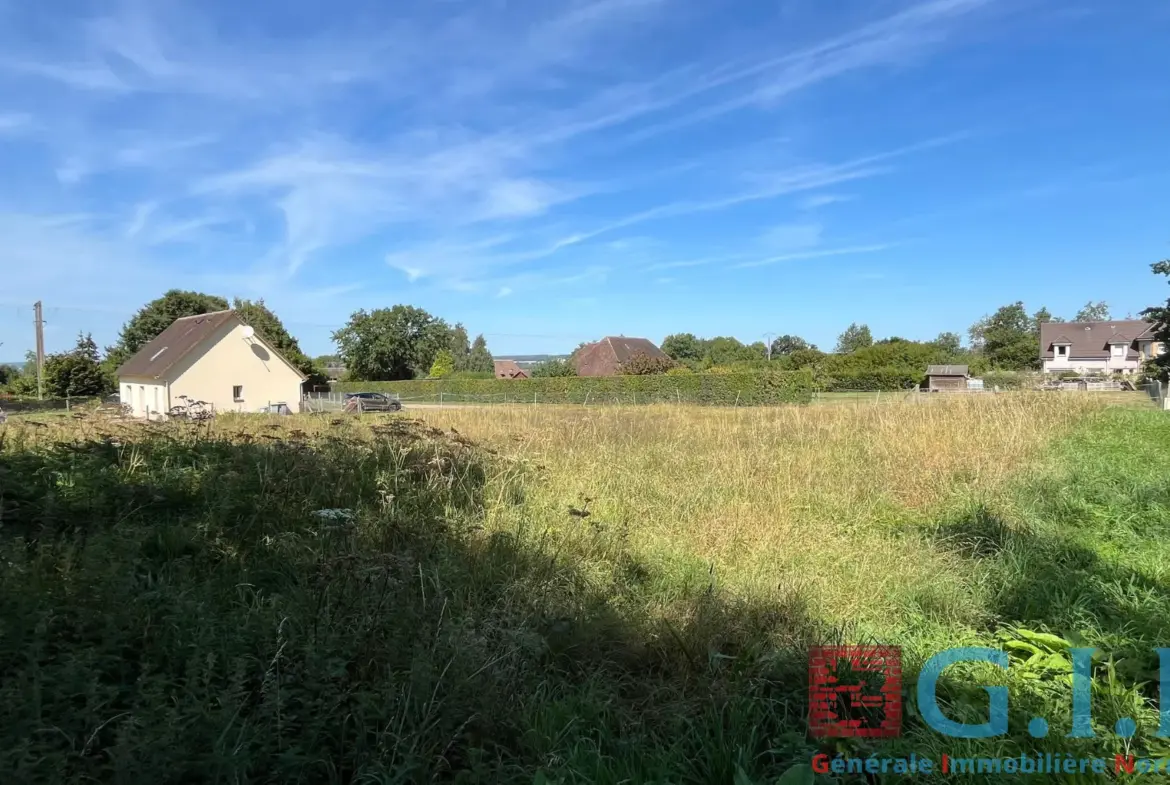 Parcelle constructible de 1380 m² à Aizier 