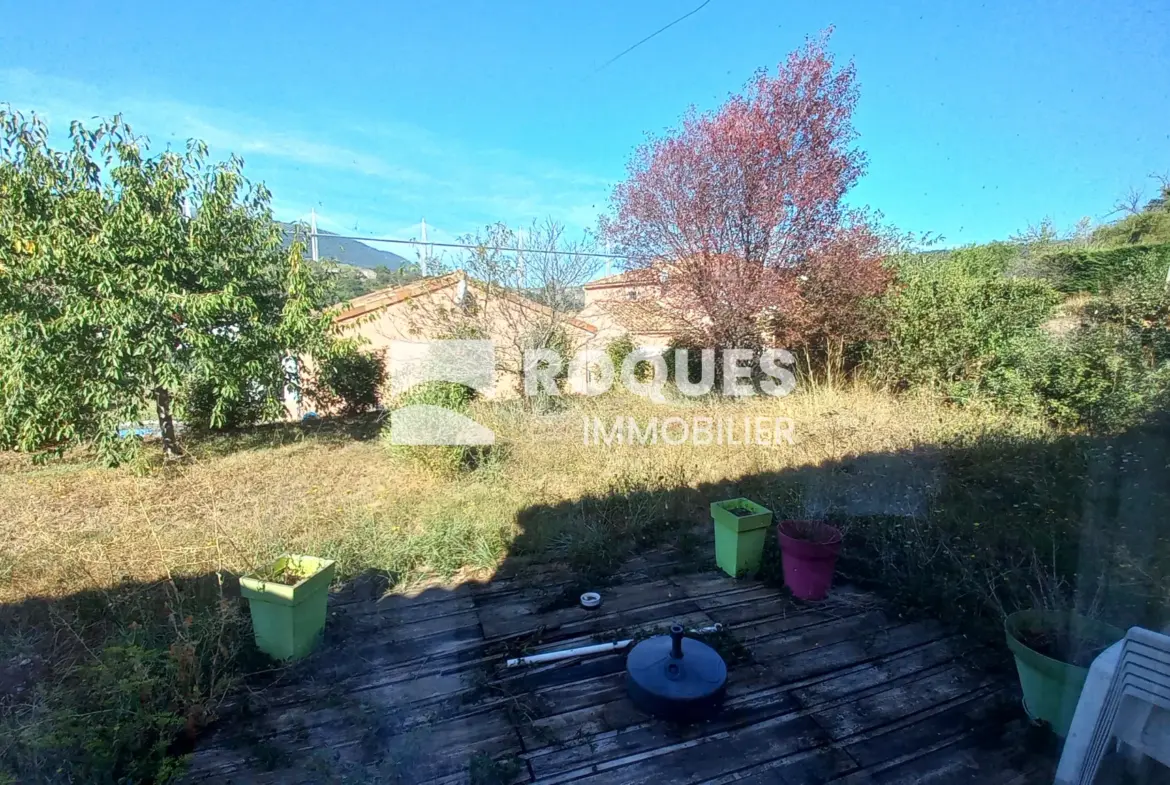 Maison plain-pied à Creissels avec vue sur le viaduc de Millau 