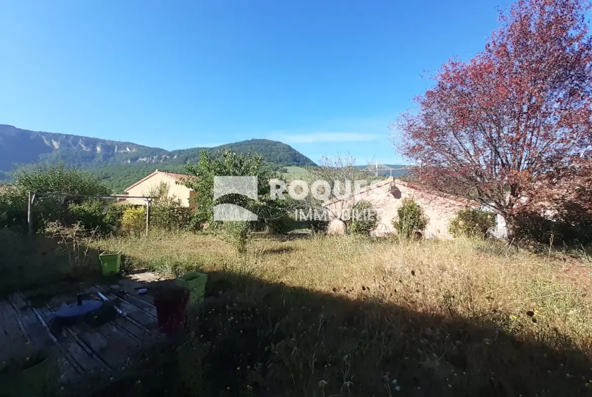 Maison plain-pied à Creissels avec vue sur le viaduc de Millau 