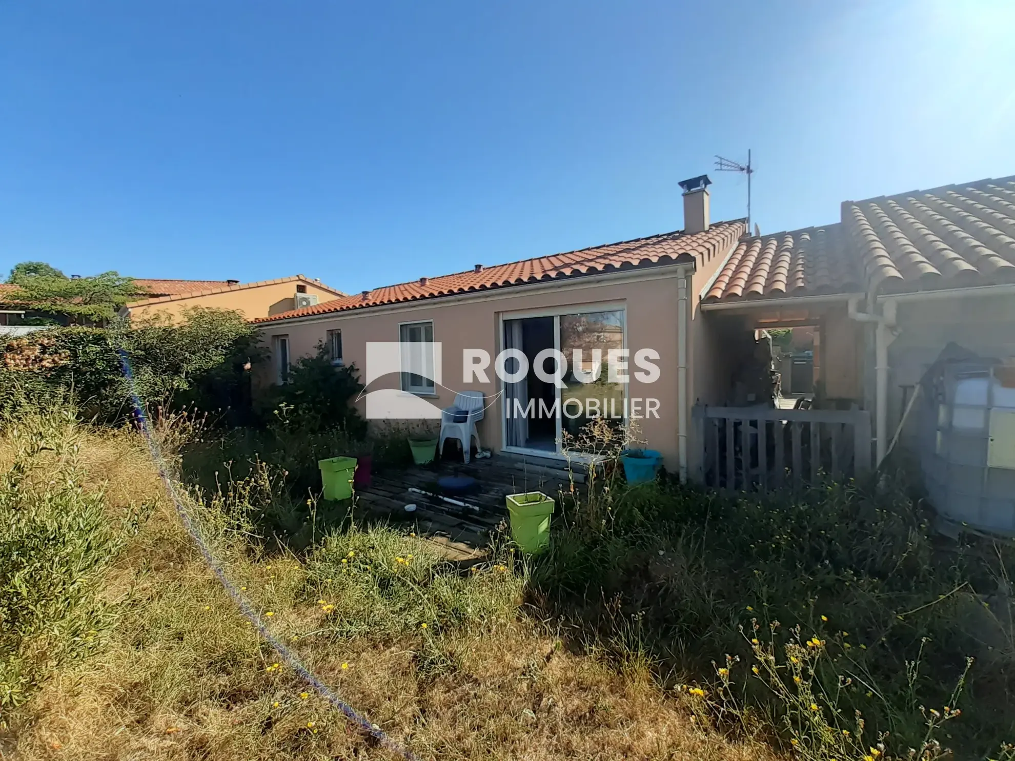 Maison plain-pied à Creissels avec vue sur le viaduc de Millau 