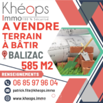 Terrain constructible de 585 m² à vendre à Balizac, Sud Gironde