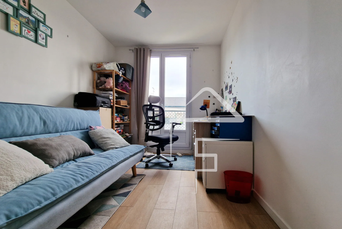 À vendre : Grand T3 lumineux à Nantes - Quartier Tortière / Plessis-Tison 