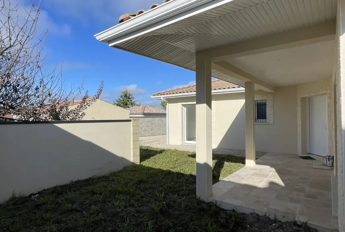 Pavillon moderne à Châteaubernard, 3 chambres et garage 