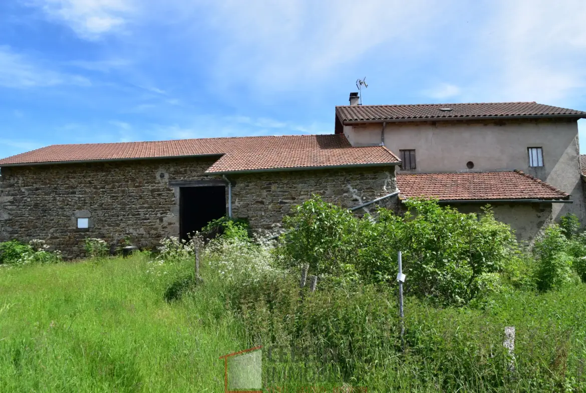 Vente d'un ancien corps de ferme avec dépendances à Monlet 