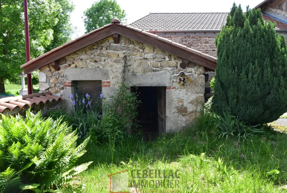 Vente d'un ancien corps de ferme avec dépendances à Monlet 