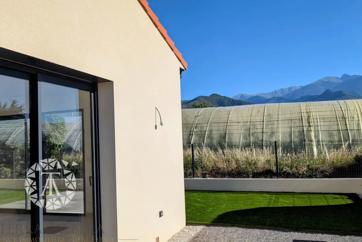 Belle villa de plain-pied à Vinca avec vue sur le Canigou 