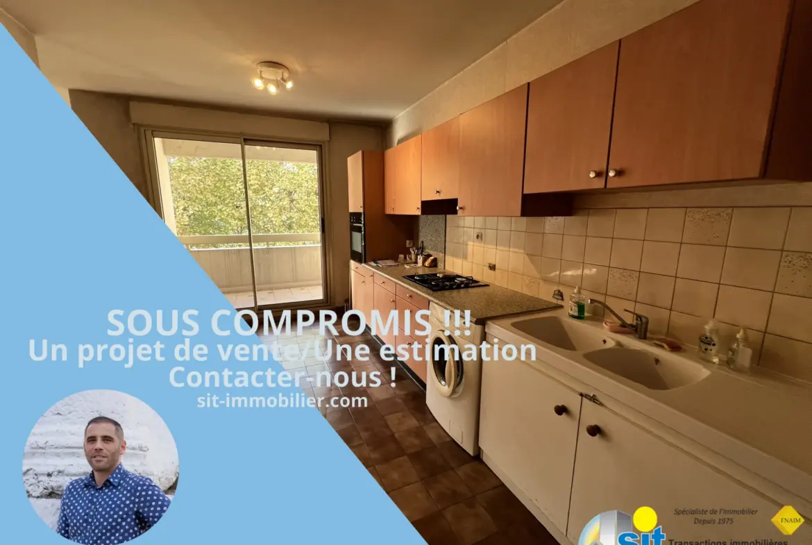 À vendre : Appartement T4 avec vue sur le Rhône 