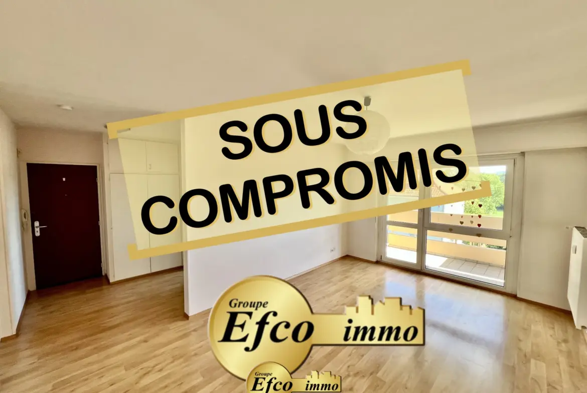 Appartement T2 à Saint-Louis - 47,85 m² avec parking 