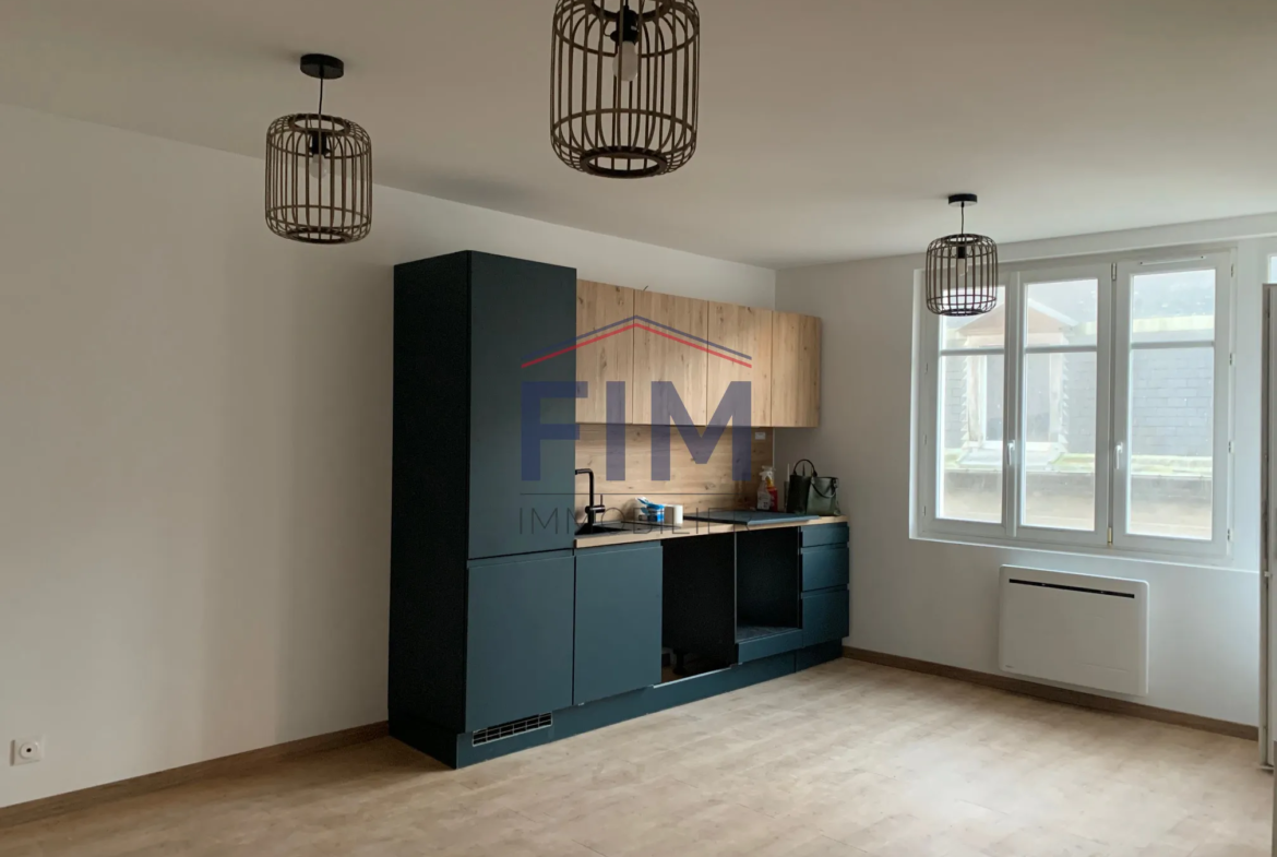 Appartement F2 rénové à vendre au centre de Dieppe 