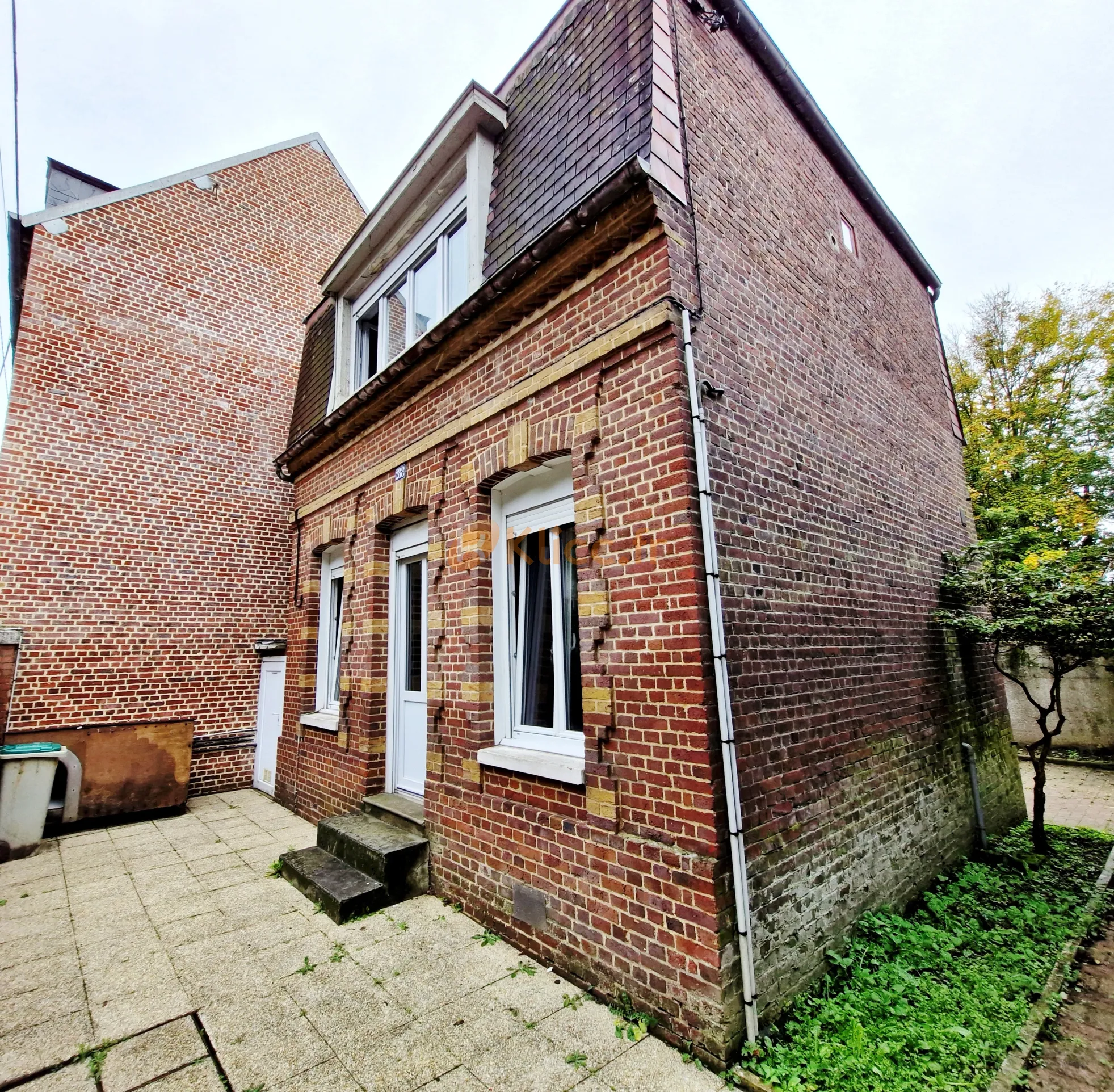 Maison de Ville en Brique avec Jardin à Dieppe 