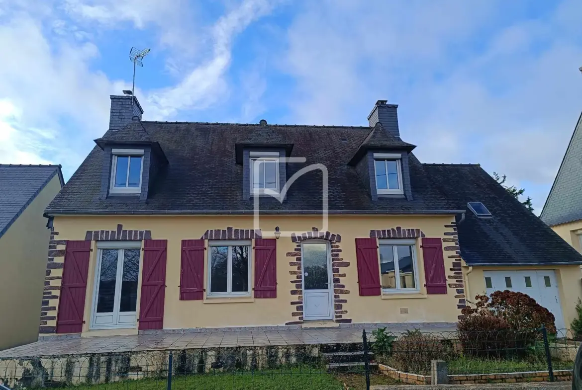 Maison individuelle à Mauron avec jardin et garage 