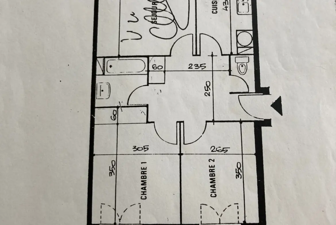 Appartement 3 pièces à vendre à Viry-Châtillon - 64 m² - Centre-ville 