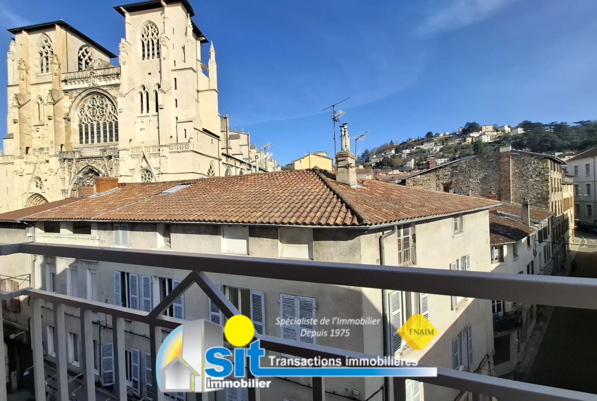 Vente appartement T2 42 m² à Vienne - Vue cathédrale 