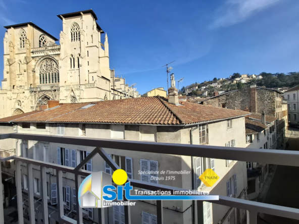 Vente appartement T2 42 m² à Vienne - Vue cathédrale